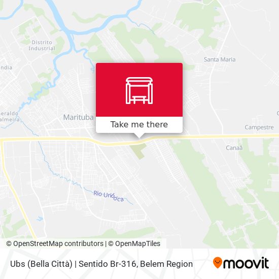 Ubs (Bella Città) | Sentido Br-316 map