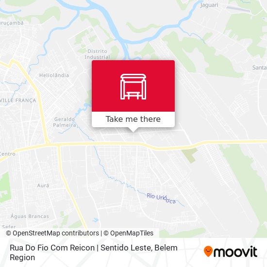 Rua Do Fio Com Reicon | Sentido Leste map