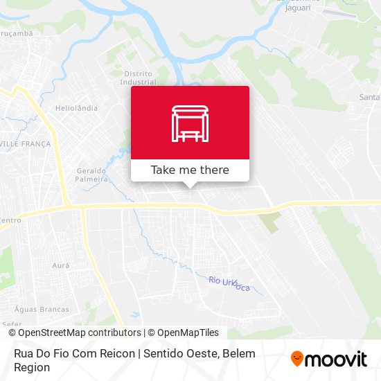 Rua Do Fio Com Reicon | Sentido Oeste map