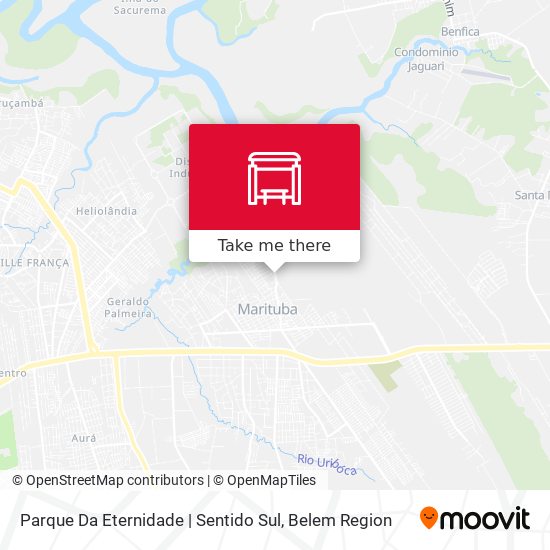 Parque Da Eternidade | Sentido Sul map