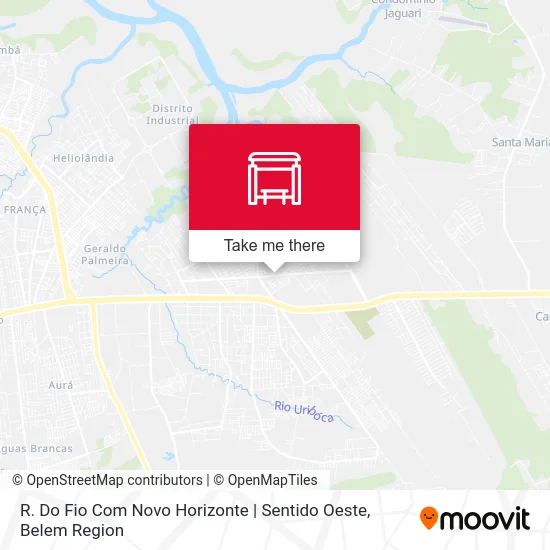 R. Do Fio Com Novo Horizonte | Sentido Oeste map