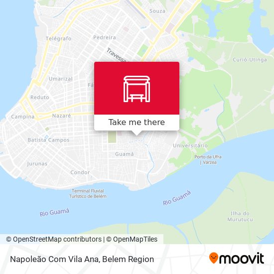 Napoleão Com Vila Ana map