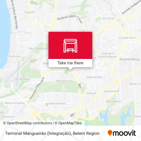 Terminal Mangueirão (Integração) map