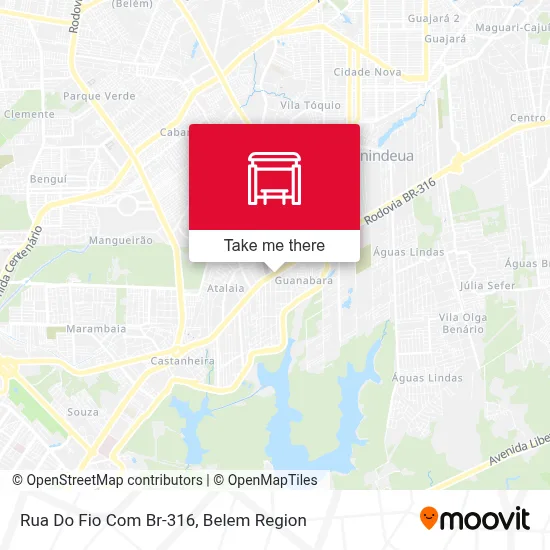 Rua Do Fio Com Br-316 map