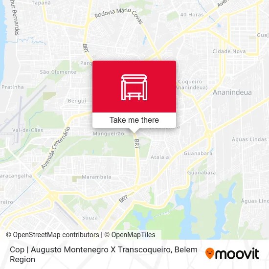 Cop | Augusto Montenegro X Transcoqueiro map