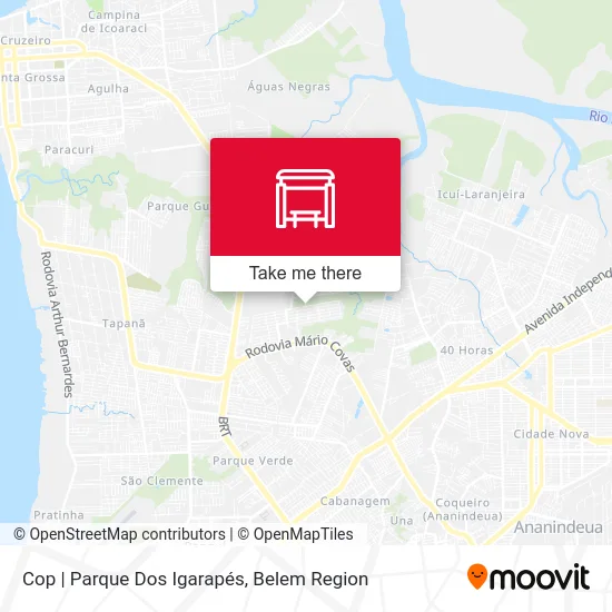 Cop | Parque Dos Igarapés map