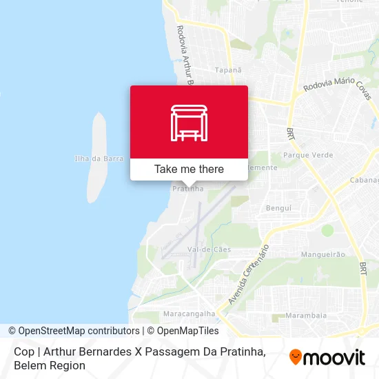 Cop | Arthur Bernardes X Passagem Da Pratinha map