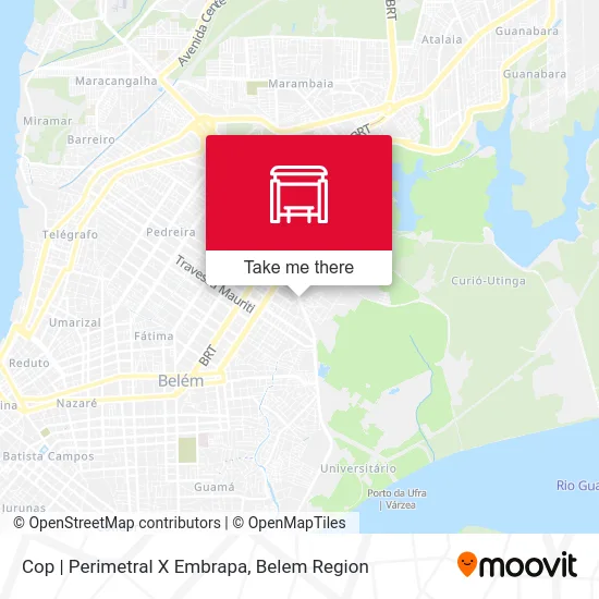 Cop | Perimetral X Embrapa map