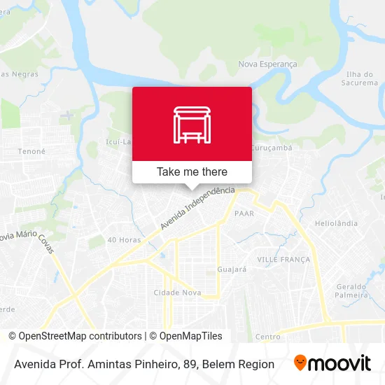 Avenida Prof. Amintas Pinheiro, 89 map
