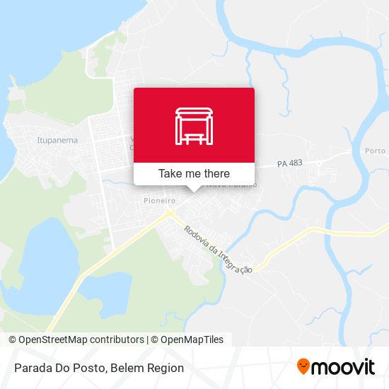 Parada Do Posto map