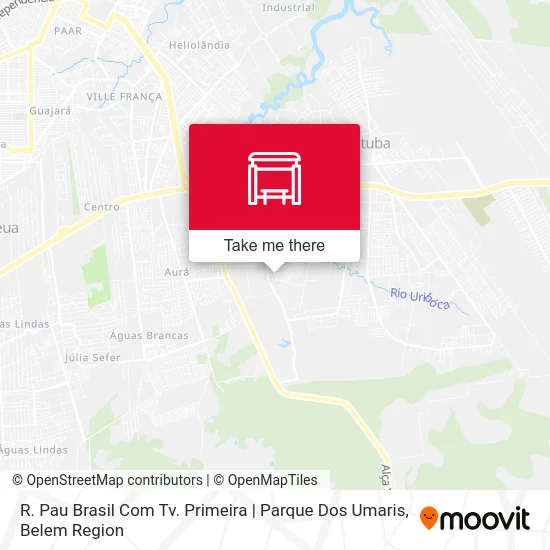 R. Pau Brasil Com Tv. Primeira | Parque Dos Umaris map