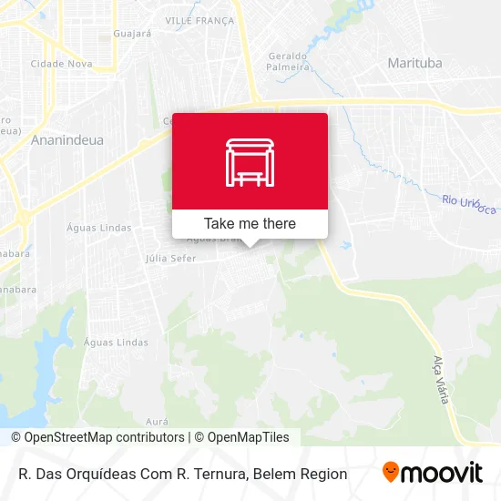 R. Das Orquídeas Com R. Ternura map