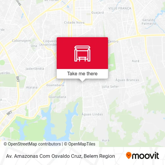 Av. Amazonas Com Osvaldo Cruz map