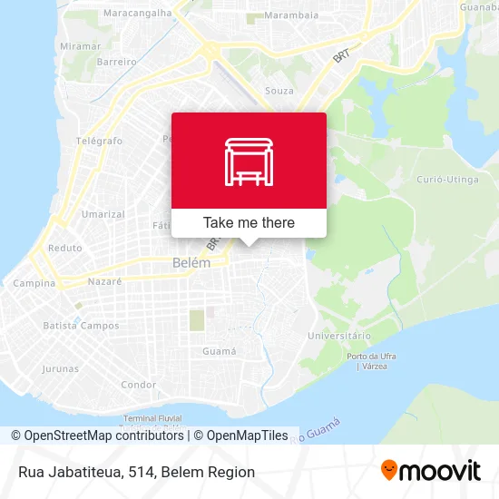 Rua Jabatiteua, 514 map