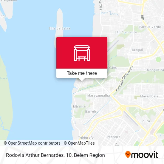 Rodovia Arthur Bernardes, 10 map