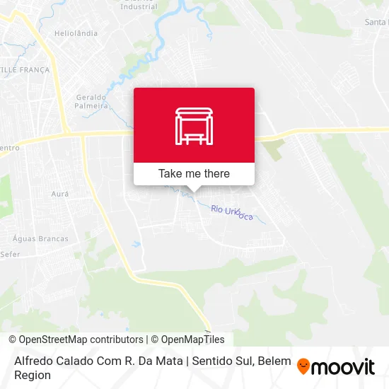 Alfredo Calado Com R. Da Mata | Sentido Sul map