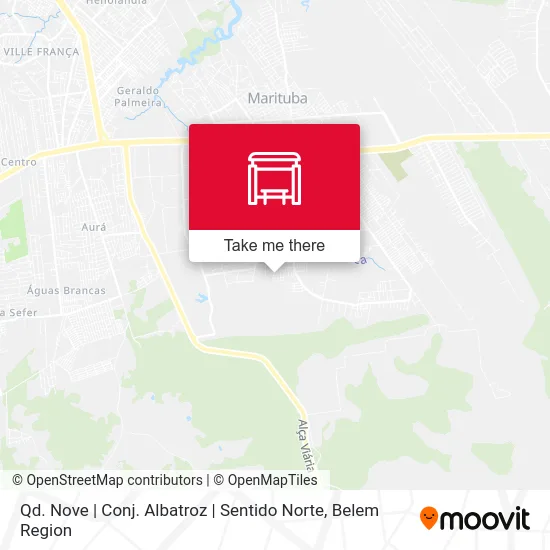 Qd. Nove | Conj. Albatroz | Sentido Norte map