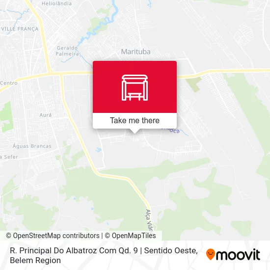 R. Principal Do Albatroz Com Qd. 9 | Sentido Oeste map