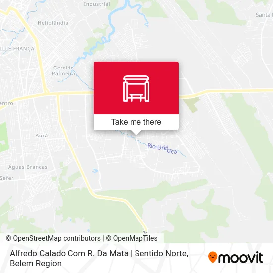 Alfredo Calado Com R. Da Mata | Sentido Norte map
