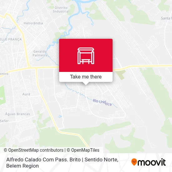 Alfredo Calado Com Pass. Brito | Sentido Norte map