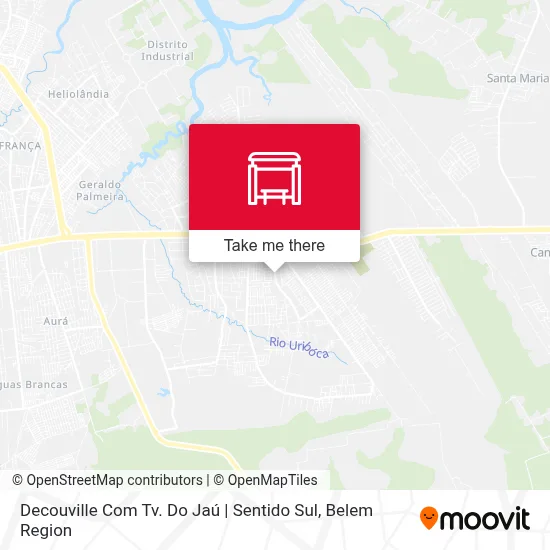 Decouville Com Tv. Do Jaú | Sentido Sul map