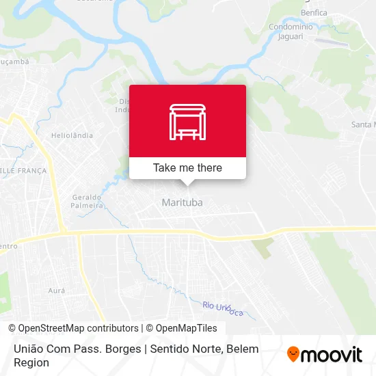 União Com Pass. Borges | Sentido Norte map