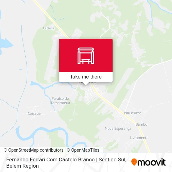 Fernando Ferrari Com Castelo Branco | Sentido Sul map