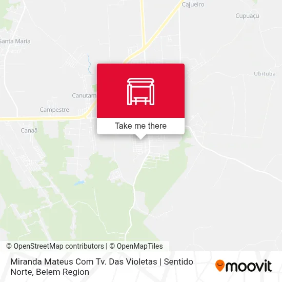 Miranda Mateus Com Tv. Das Violetas | Sentido Norte map