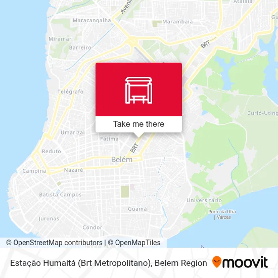 Estação Humaitá (Brt Metropolitano) map