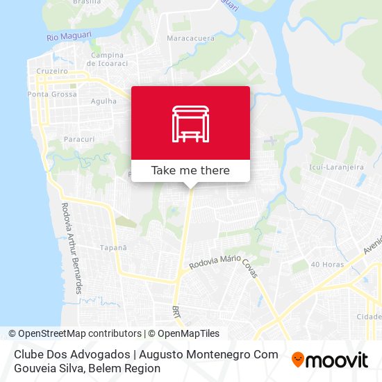 Clube Dos Advogados | Augusto Montenegro Com Gouveia Silva map
