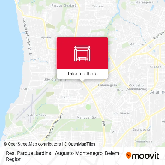 Res. Parque Jardins | Augusto Montenegro map