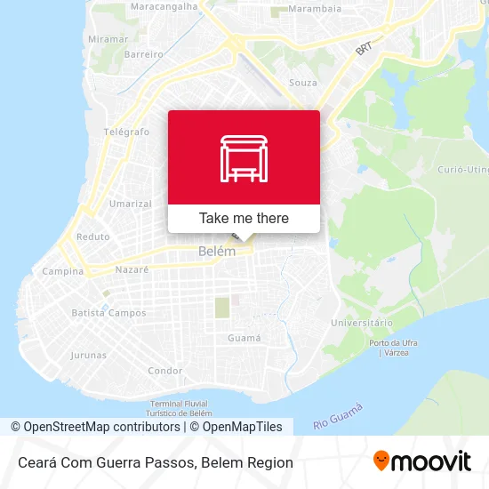 Ceará Com Guerra Passos map