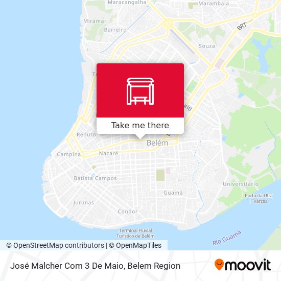 José Malcher Com 3 De Maio map