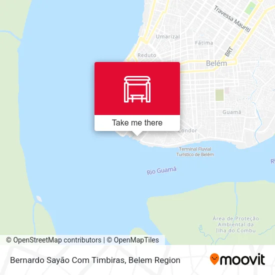 Bernardo Sayão Com Timbiras map