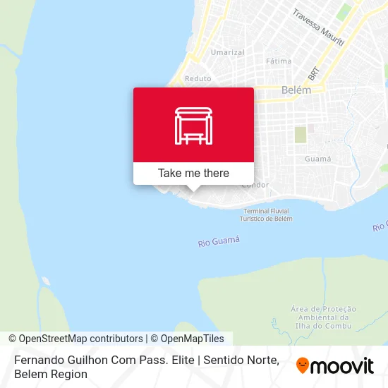 Fernando Guilhon Com Pass. Elite | Sentido Norte map