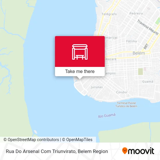 Rua Do Arsenal Com Triunvirato map