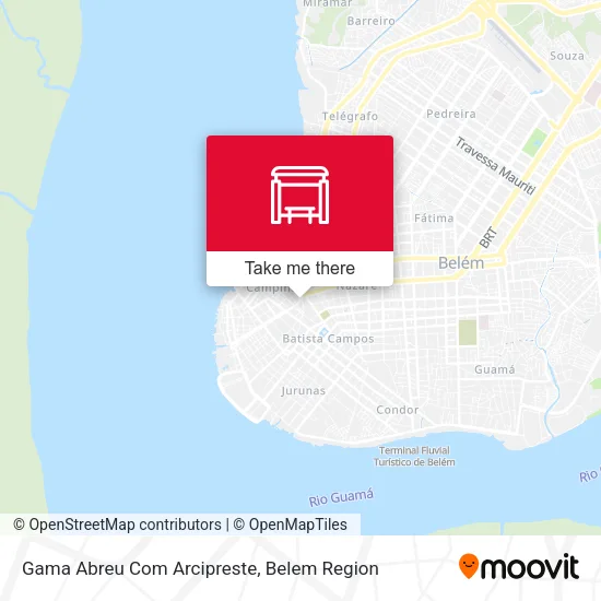 Gama Abreu Com Arcipreste map