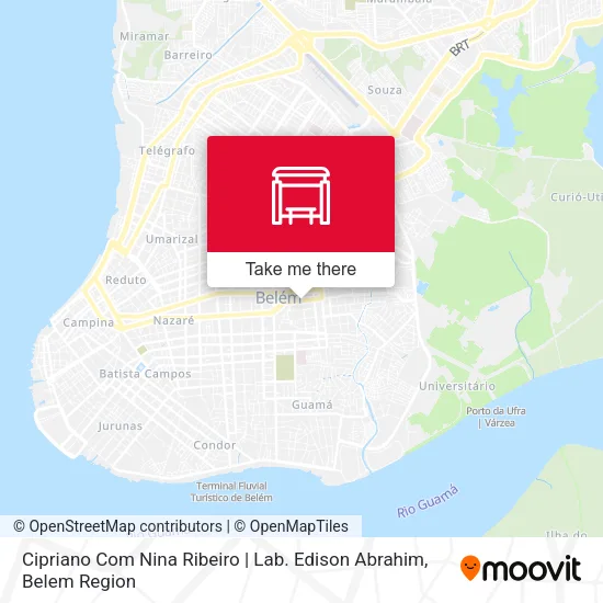 Cipriano Com Nina Ribeiro | Lab. Edison Abrahim map