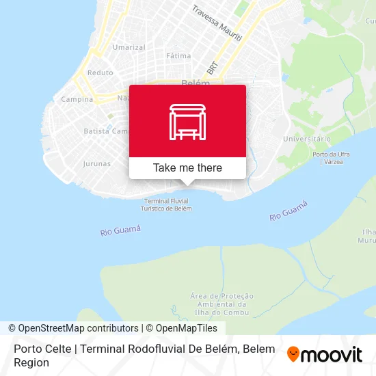 Porto Celte | Terminal Rodofluvial De Belém map