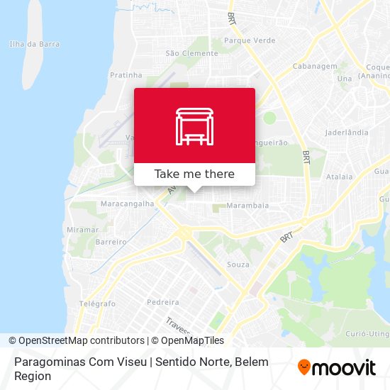 Paragominas Com Viseu | Sentido Norte map