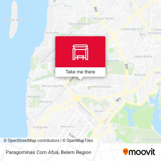 Paragominas Com Afuá map