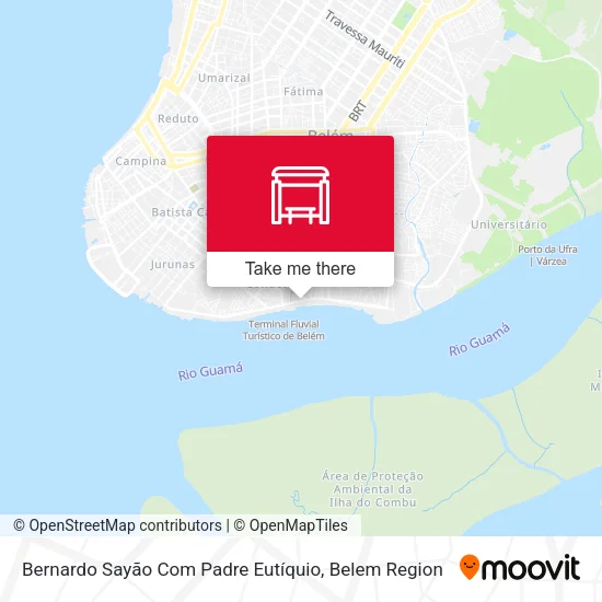 Bernardo Sayão Com Padre Eutíquio map