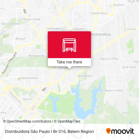 Distribuidora São Paulo I Br-316 map