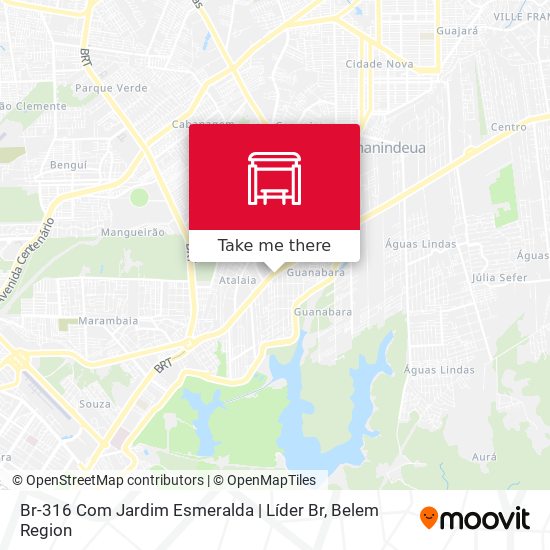 Br-316 Com Jardim Esmeralda | Líder Br map
