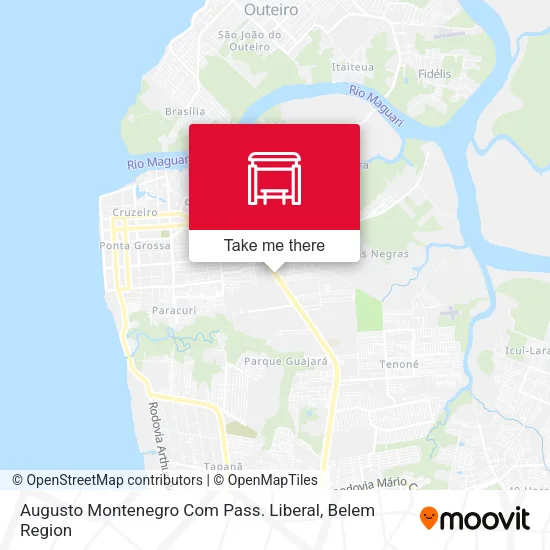 Augusto Montenegro Com Pass. Liberal map
