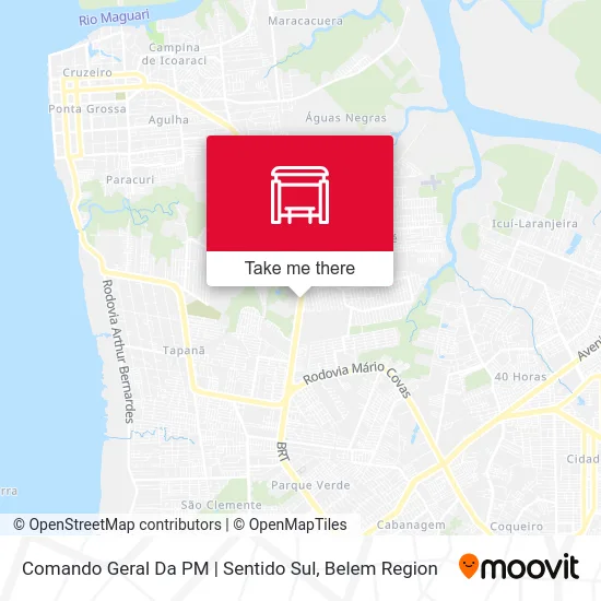 Comando Geral Da PM | Sentido Sul map