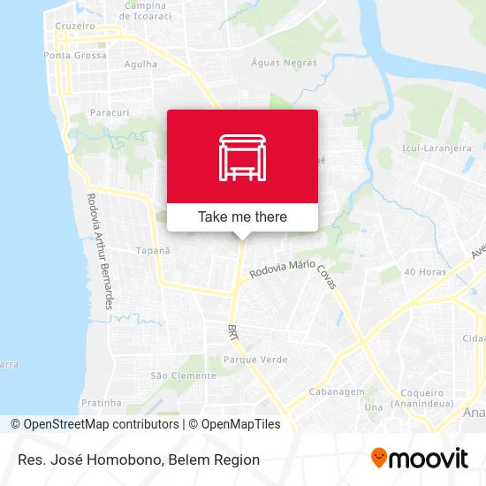 Res. José Homobono map