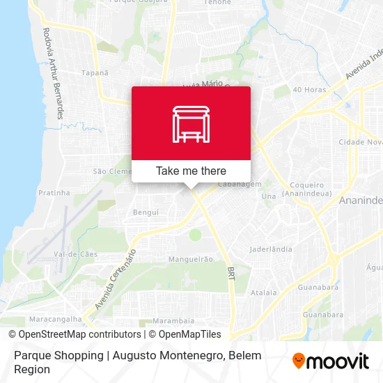 Parque Shopping | Augusto Montenegro map