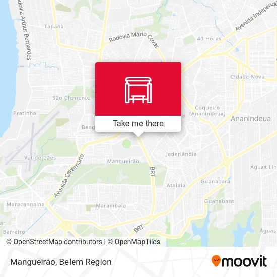 Mangueirão map