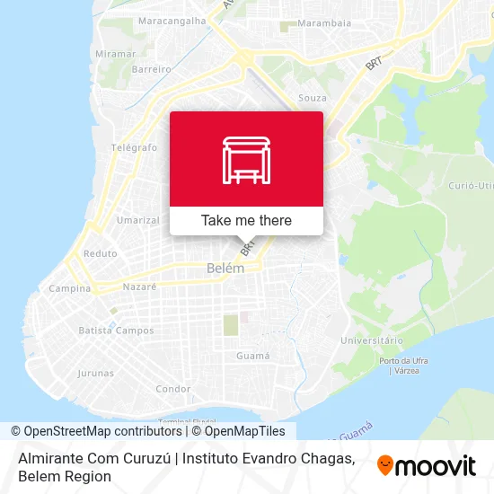 Almirante Com Curuzú | Instituto Evandro Chagas map